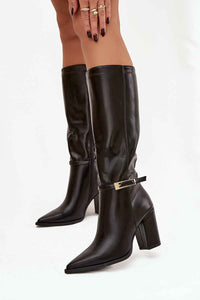 Heel boots model 221159