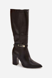 Heel boots model 221159