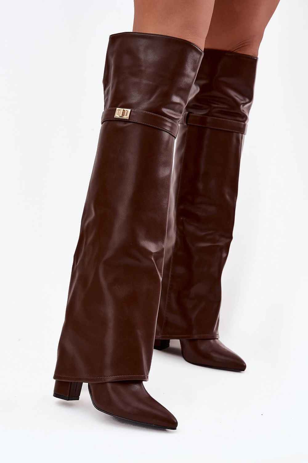 Heel boots model 221161