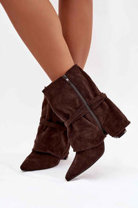 Heel boots model 221129