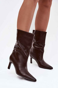 Heel boots model 221519