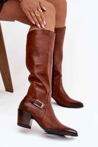 Heel boots model 221523