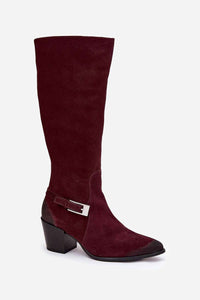 Heel boots model 221524