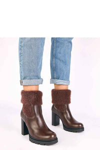 Heel boots model 221641