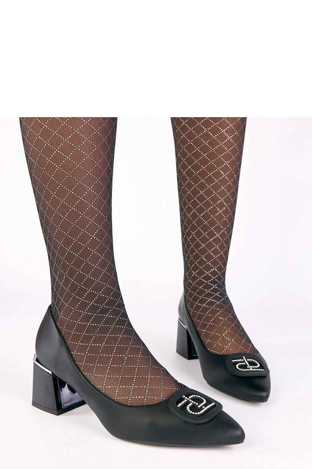 Block heel pumps model 221650