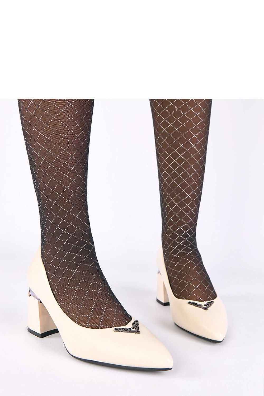 Block heel pumps model 221653