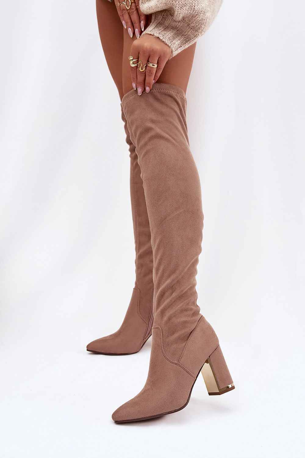 Heel boots model 221898
