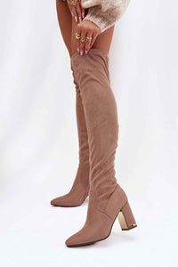 Heel boots model 221898