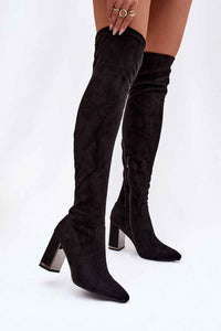 Heel boots model 221899