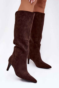 Heel boots model 221902