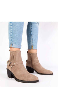 Heel boots model 222049