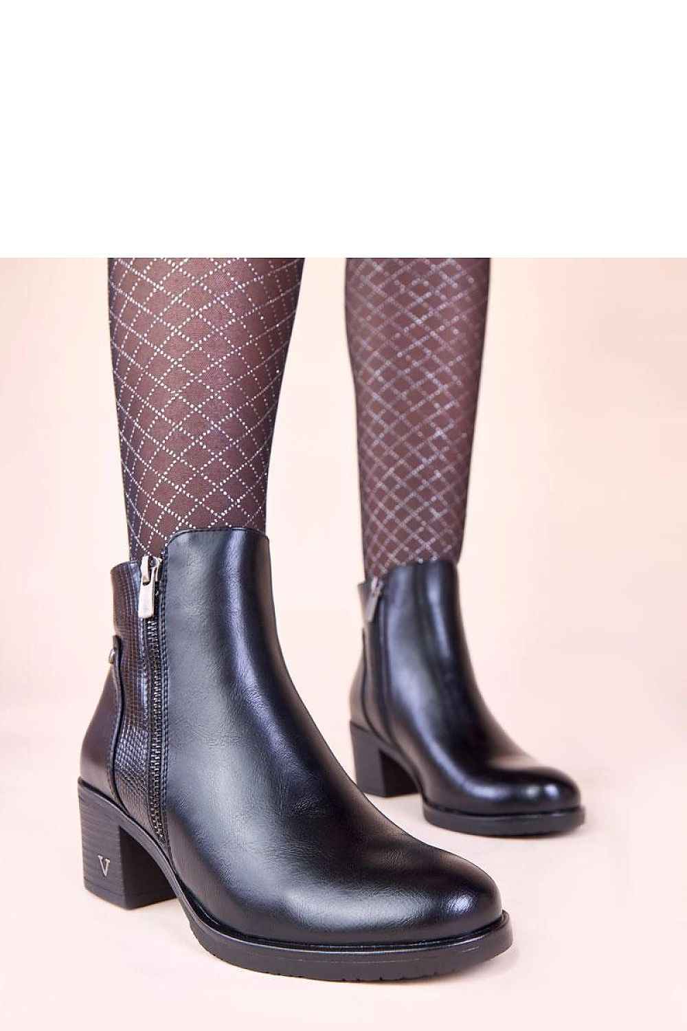 Heel boots model 222057