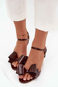 Heel sandals model 222271