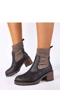 Heel boots model 222348