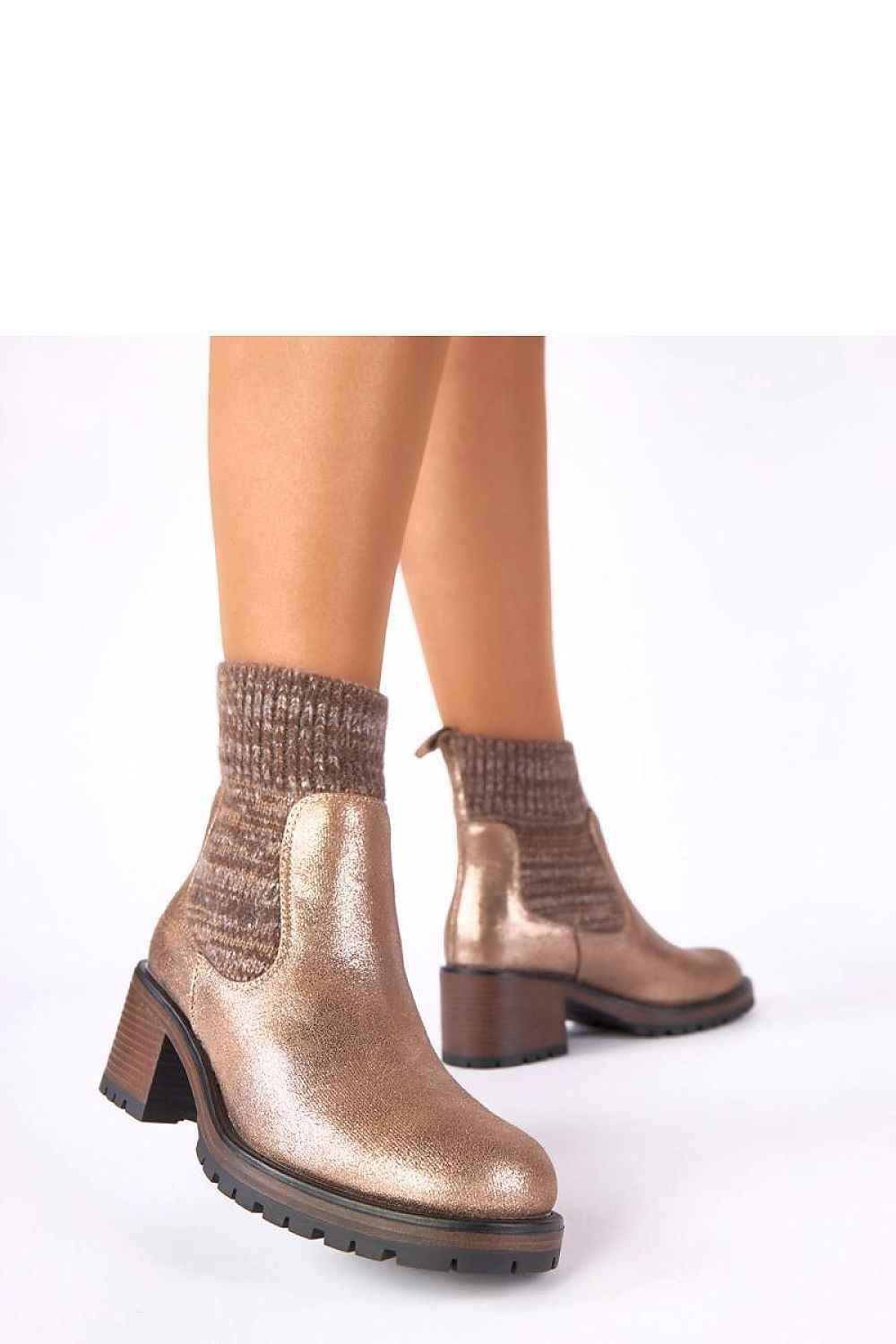 Heel boots model 222349