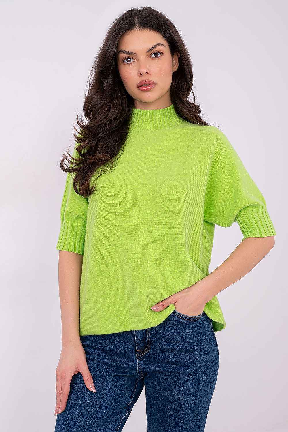 Short sleeve sweater model 222443