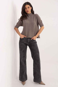 Short sleeve sweater model 222444