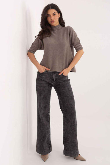 Short sleeve sweater model 222444