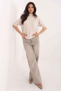 Short sleeve sweater model 222445