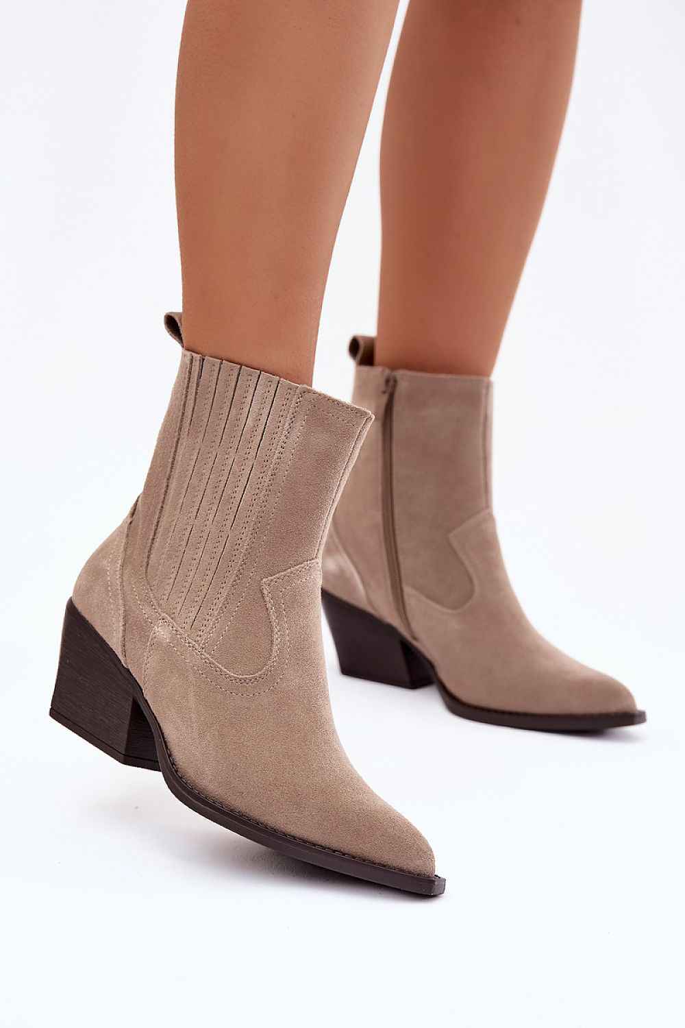 Heel boots model 222487