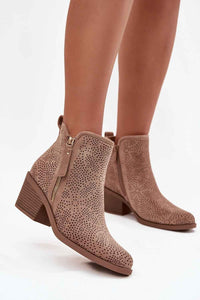 Heel boots model 222514
