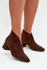 Heel boots model 223589