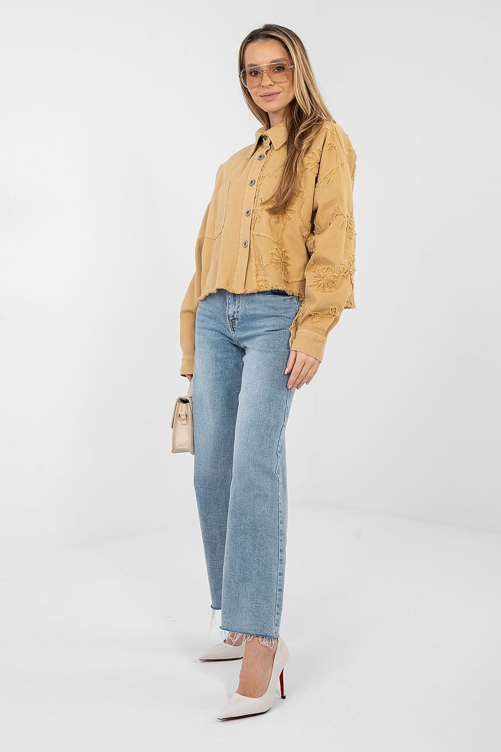  Denim jacket model 223788 Rue Paris 