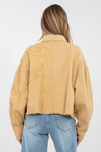  Denim jacket model 223788 Rue Paris 