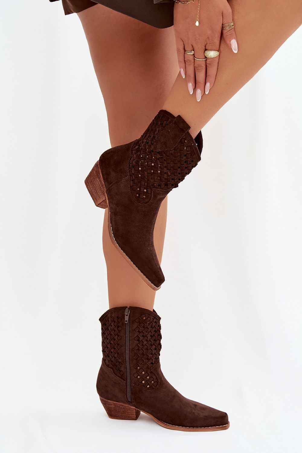 Heel boots model 223851