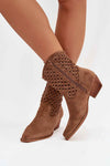 Heel boots model 223852