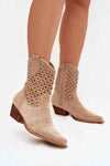 Heel boots model 223853