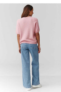 Short sleeve sweater model 224079
