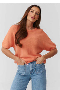 Short sleeve sweater model 224080