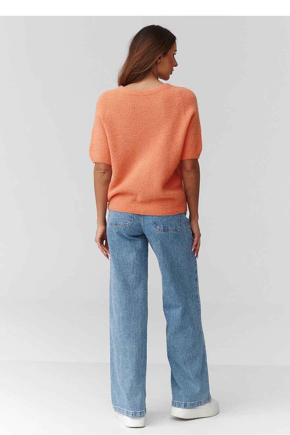 Short sleeve sweater model 224080