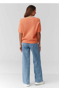 Short sleeve sweater model 224080