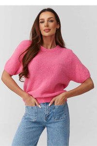 Short sleeve sweater model 224084