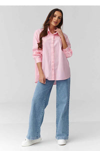  Long sleeve shirt model 224100 Makadamia 