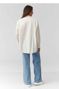  Long sleeve shirt model 224101 Makadamia 