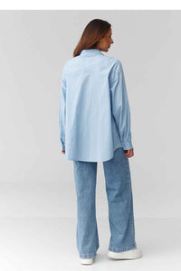  Long sleeve shirt model 224102 Makadamia 