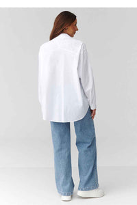  Long sleeve shirt model 224103 Makadamia 