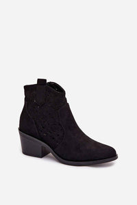 Heel boots model 224425
