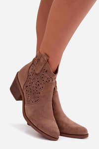 Heel boots model 224426