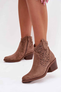 Heel boots model 224426