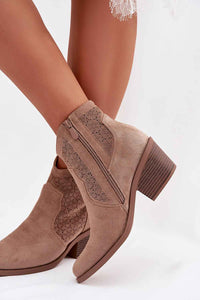 Heel boots model 224428