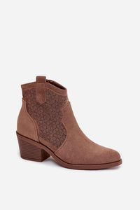 Heel boots model 224429