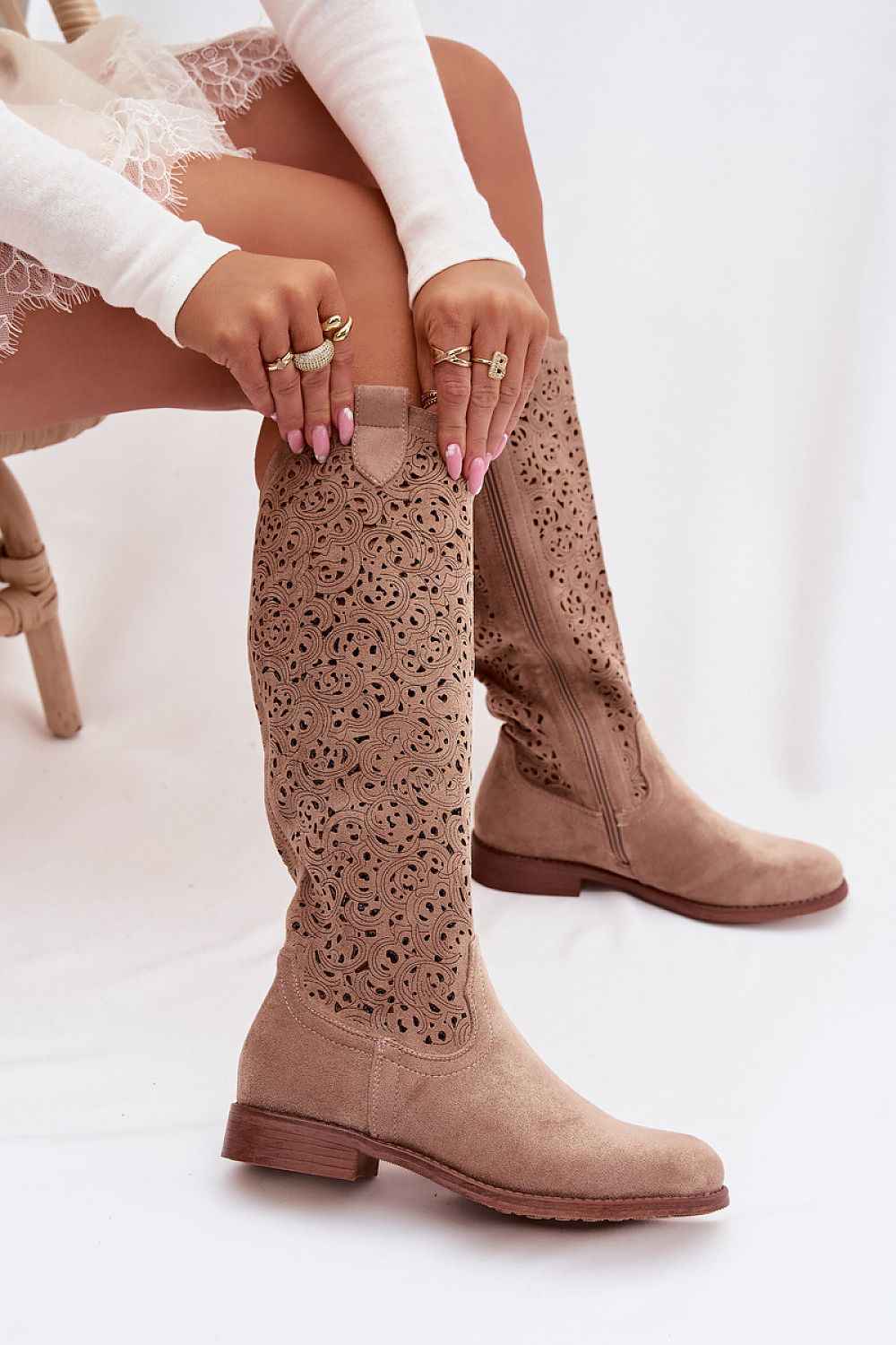 Open-work Boots model 224439