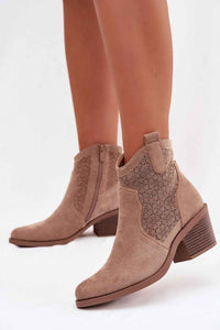 Heel boots model 224428