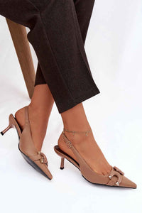 Heel sandals model 224500
