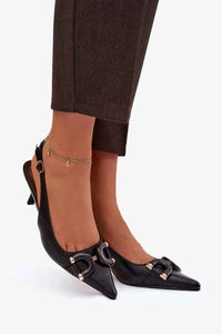 Heel sandals model 224501