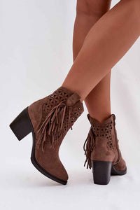 Heel boots model 224704